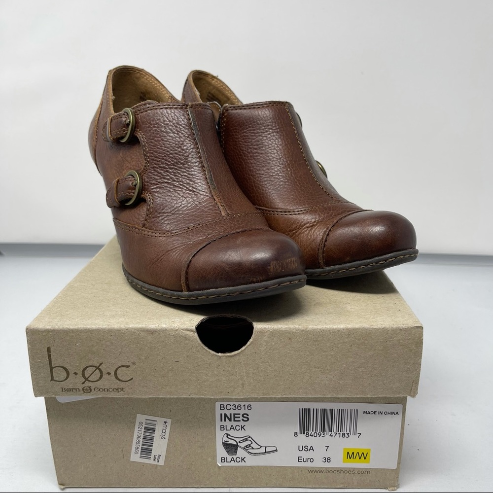 BOC By Born Ines Leather Buckle Shoe